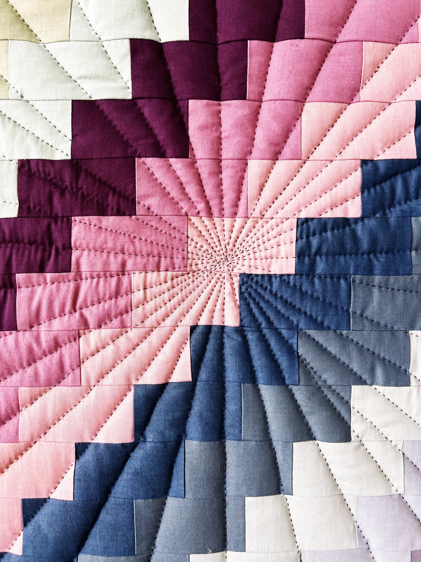 Vintage Quilted Op Art