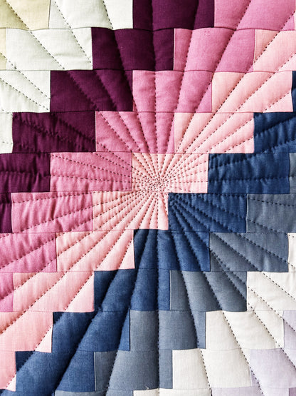 Vintage Quilted Op Art