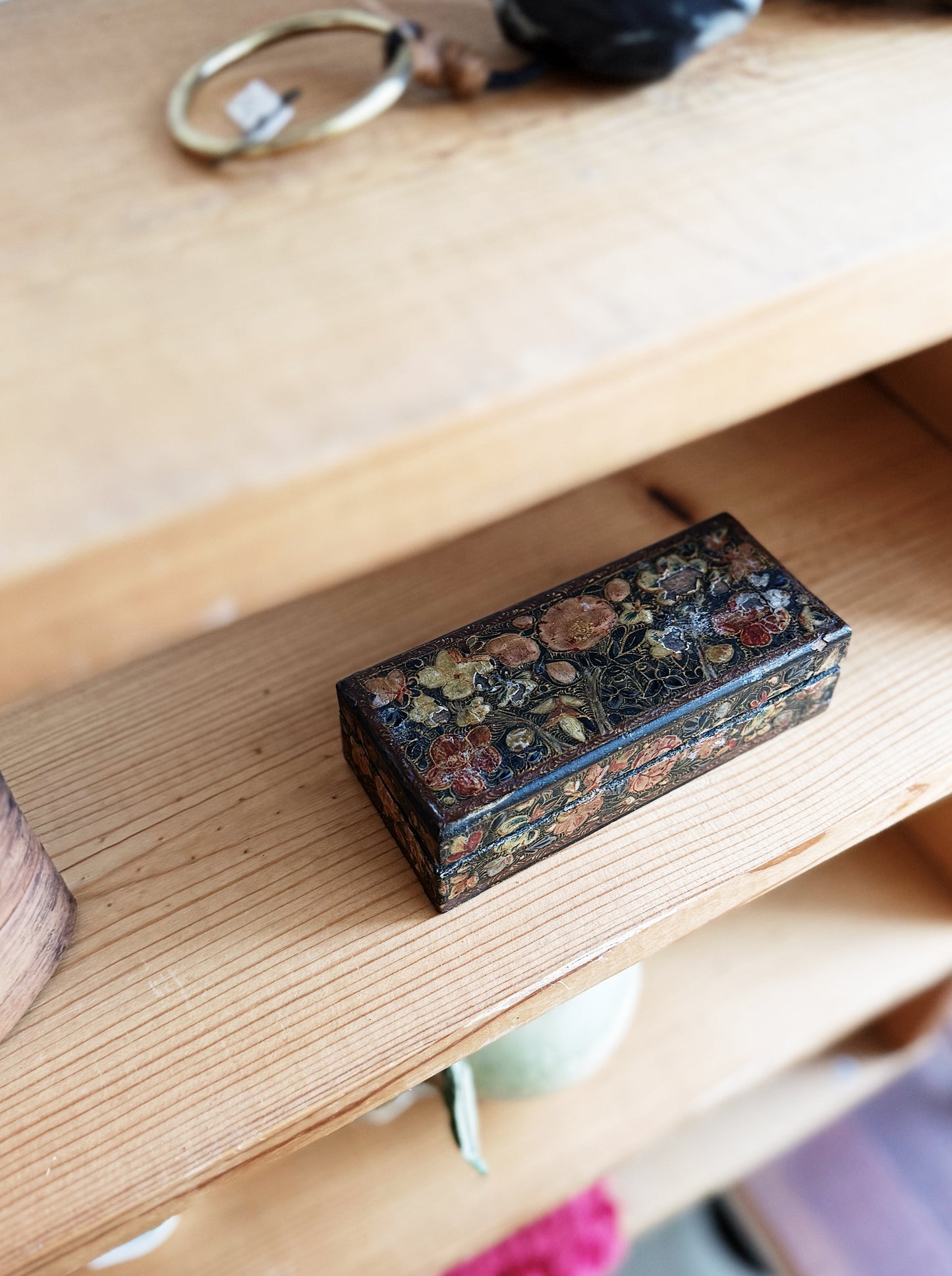 Antique Folk Art Box