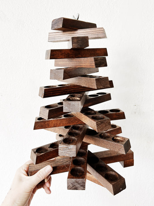 Handmade Wood Folk Art Tree