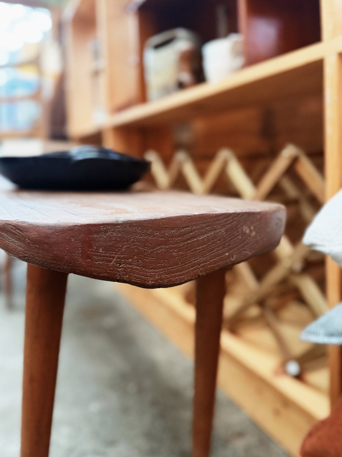 Vintage Live Edge Bench