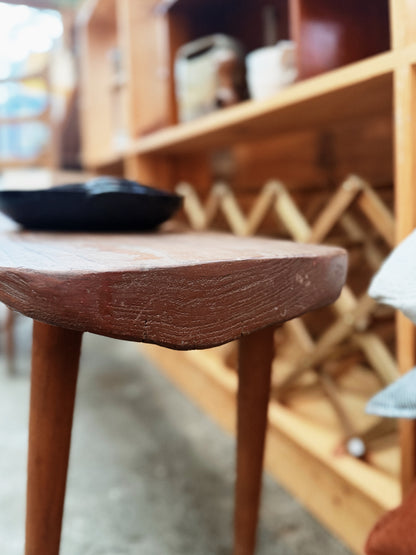 Vintage Live Edge Bench
