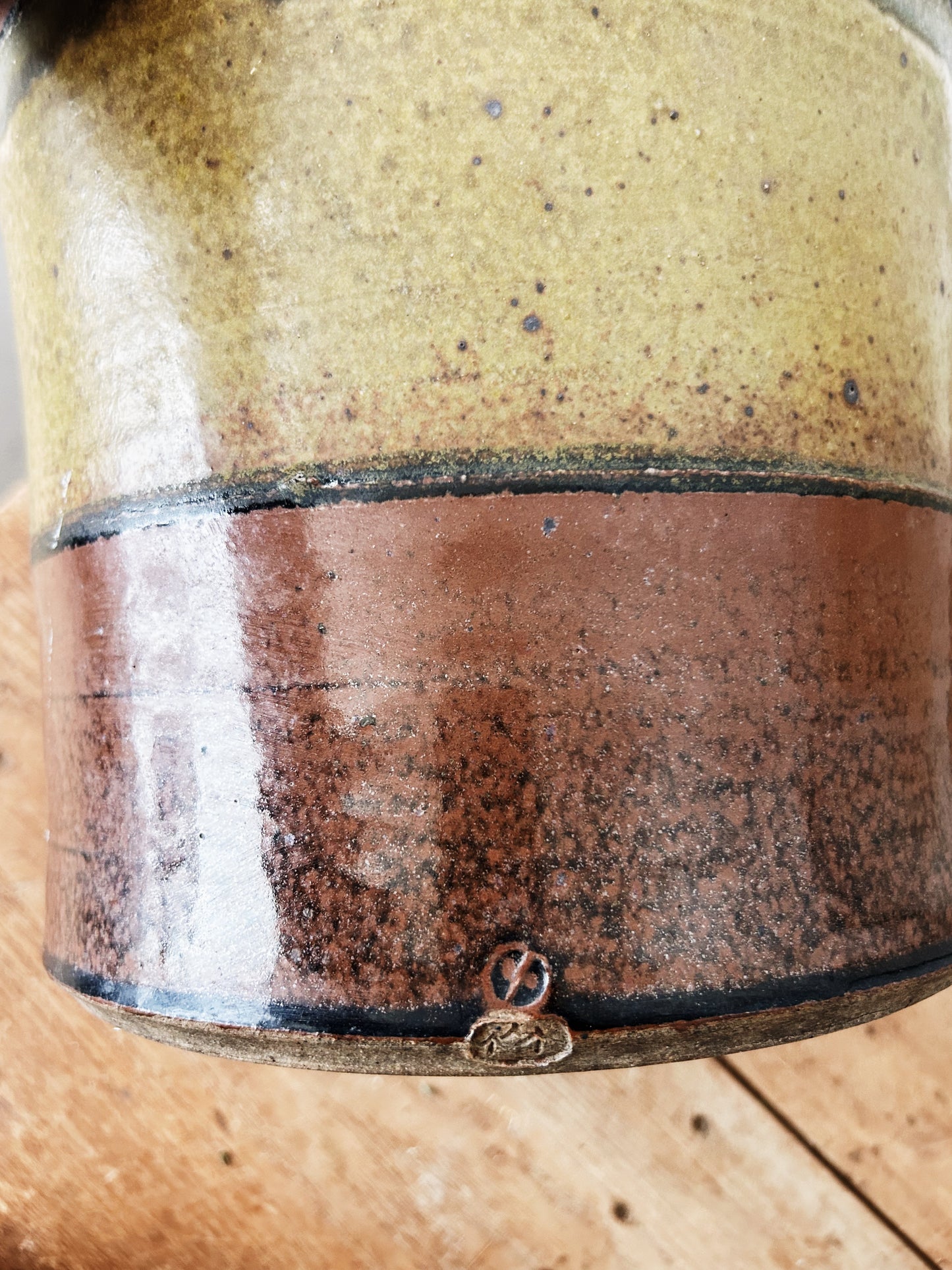 Vintage Jerry Glenn Ceramic Crock