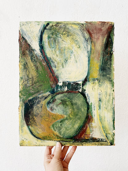 Vintage Original Abstract Painting