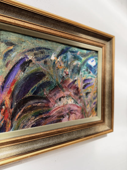 Vintage Abstract Expressionist Painting