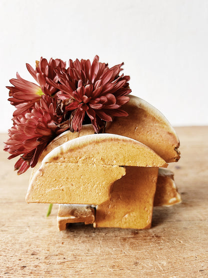 Handmade Clay Brutalist Style Sculpture