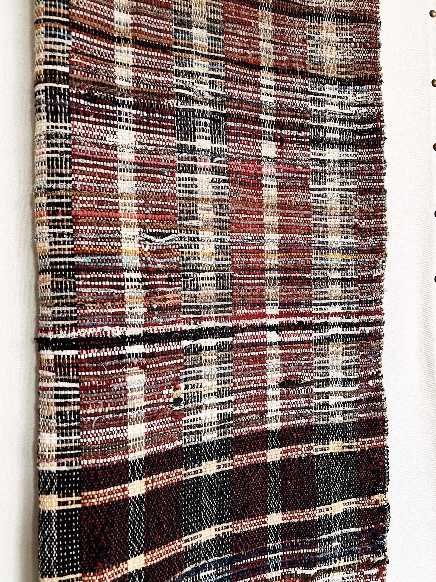 Vintage Cotton Rag Rug