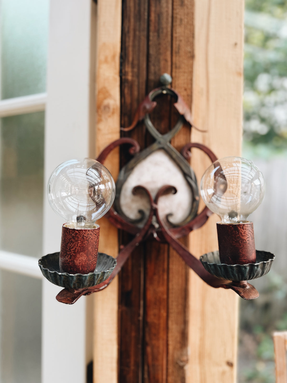 Vintage German Tole Sconce