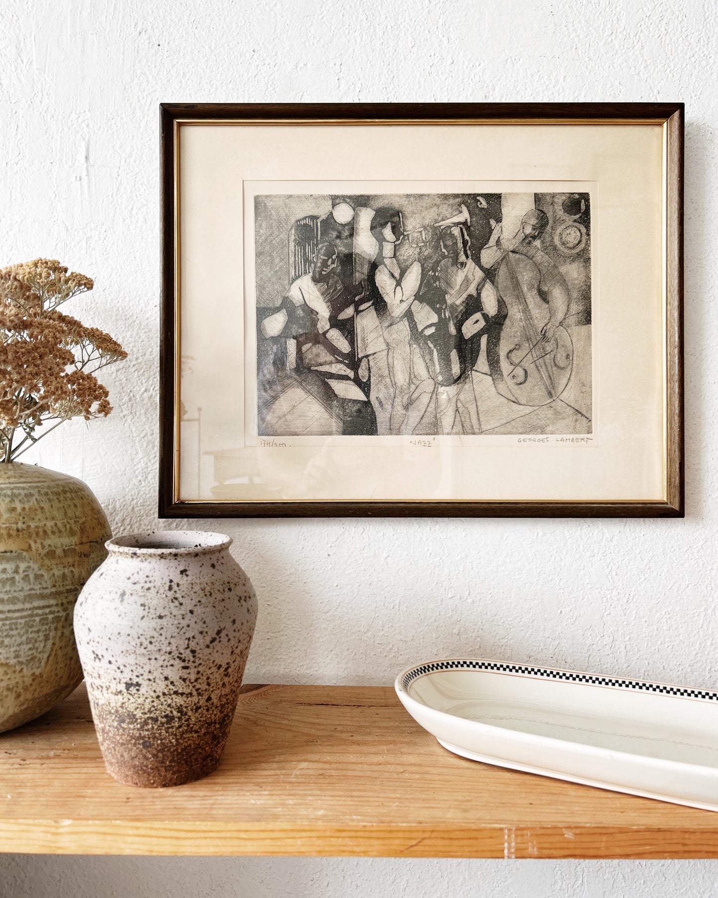 Signed Mid Century Georges Lambert Etching