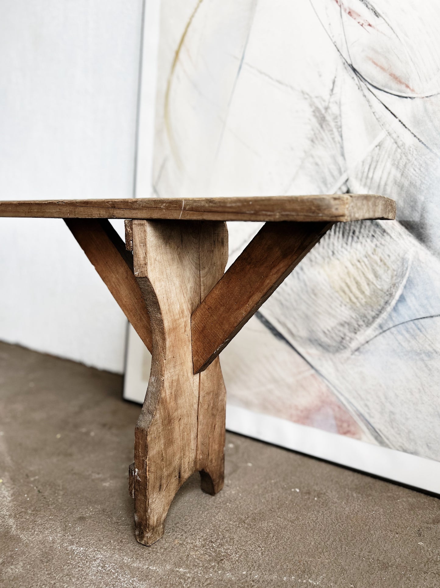 Primitive Wood Bench