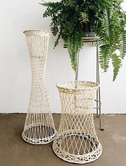Russell Woodard Spun Fiber Plant Stands