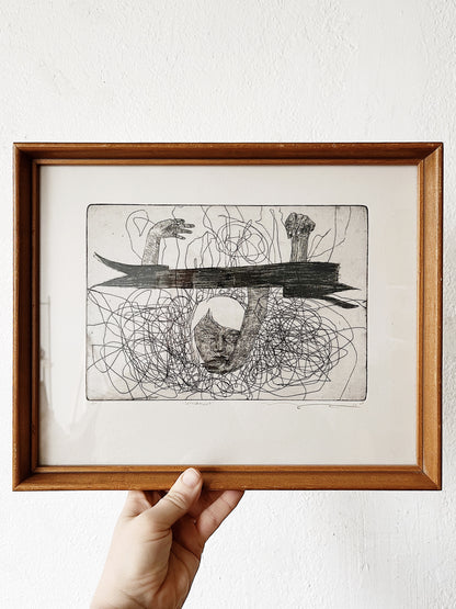 Original Contemporary Etching