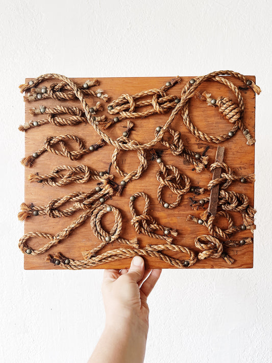 Vintage Handmade Knot Sampler