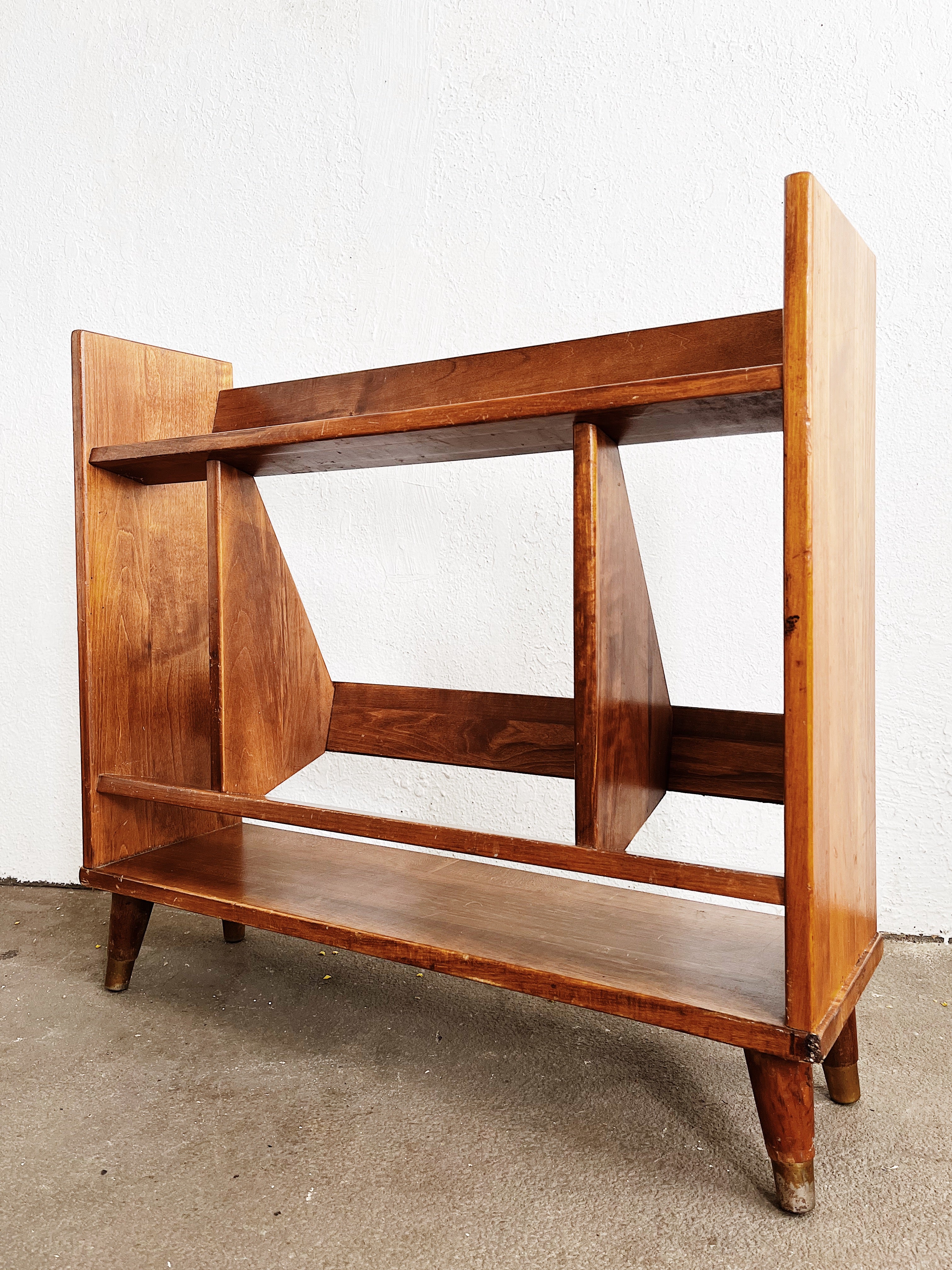 Mid Century Book Rack or Shelf - Thumbnail 3