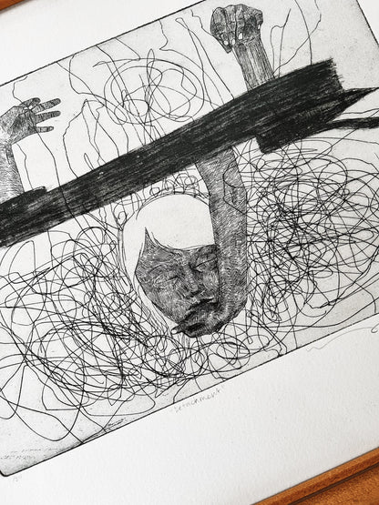Original Contemporary Etching