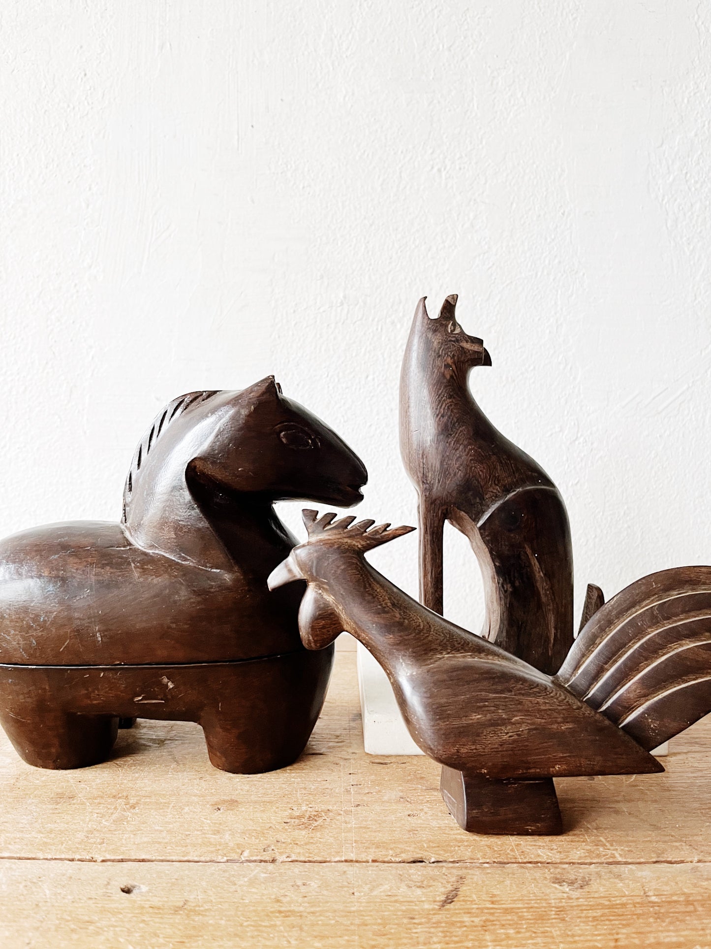 Vintage Ironwood Carved Animal