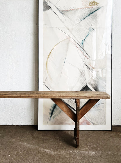 Large Mixed Media Abstract Painting