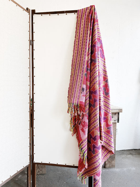 Large Woven Ikat Textile