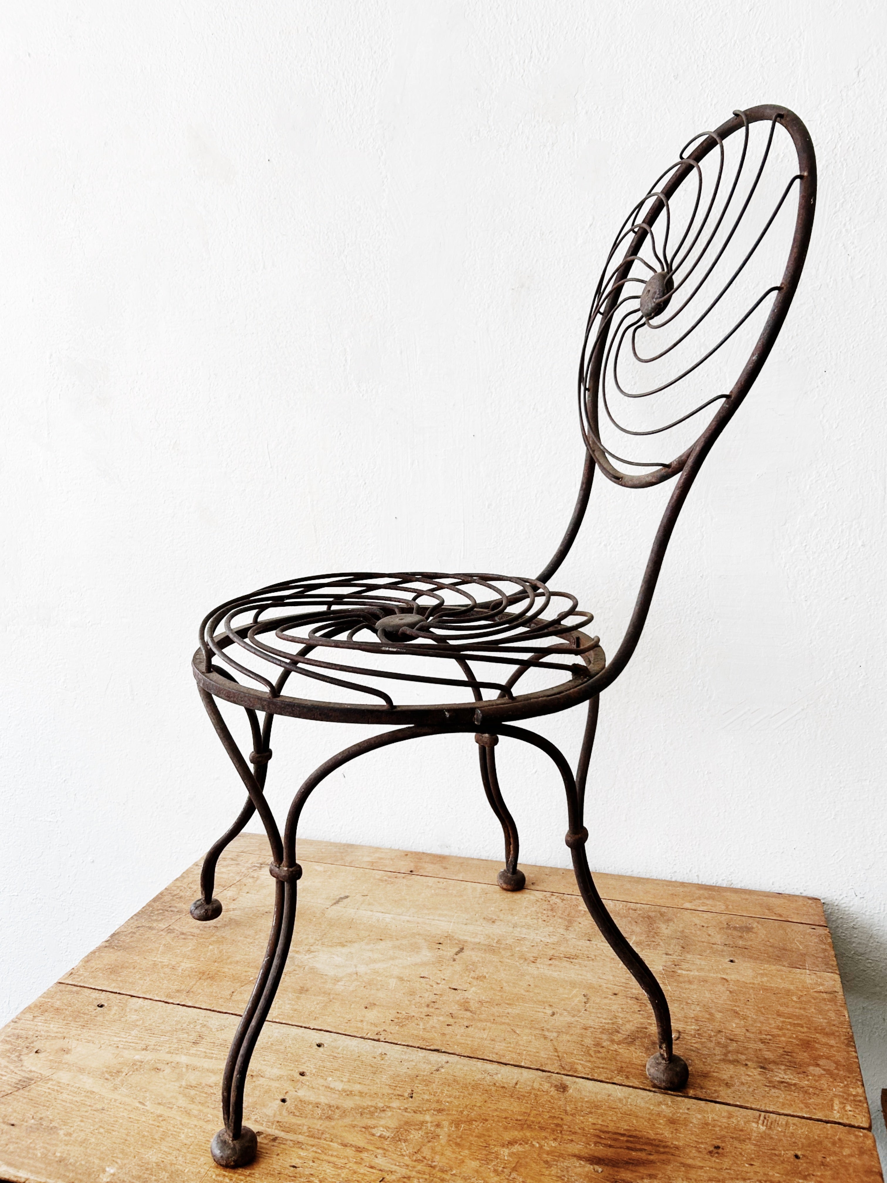 Artisan Made Iron Chair