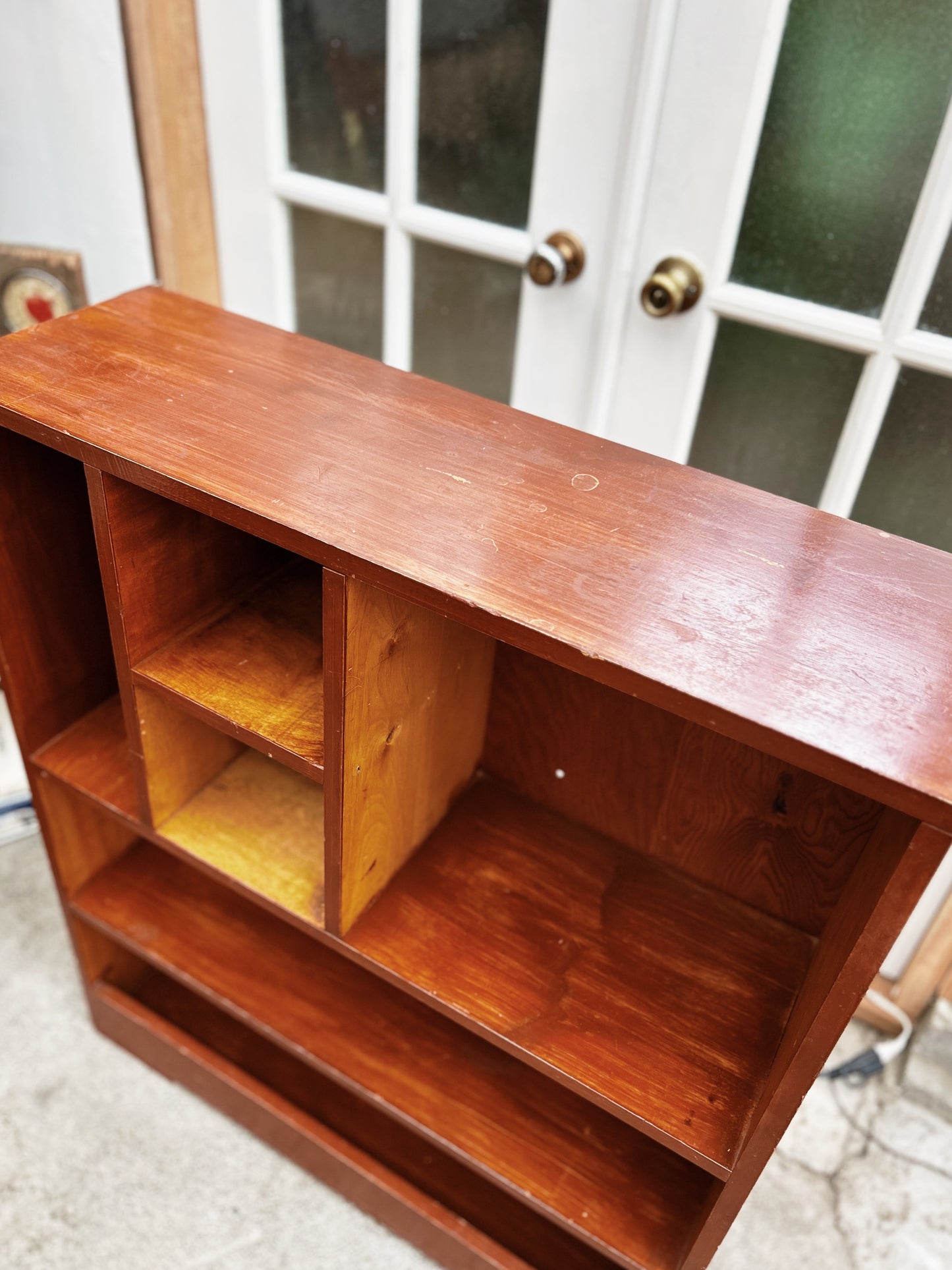 Vintage Handmade Cubby Shelf