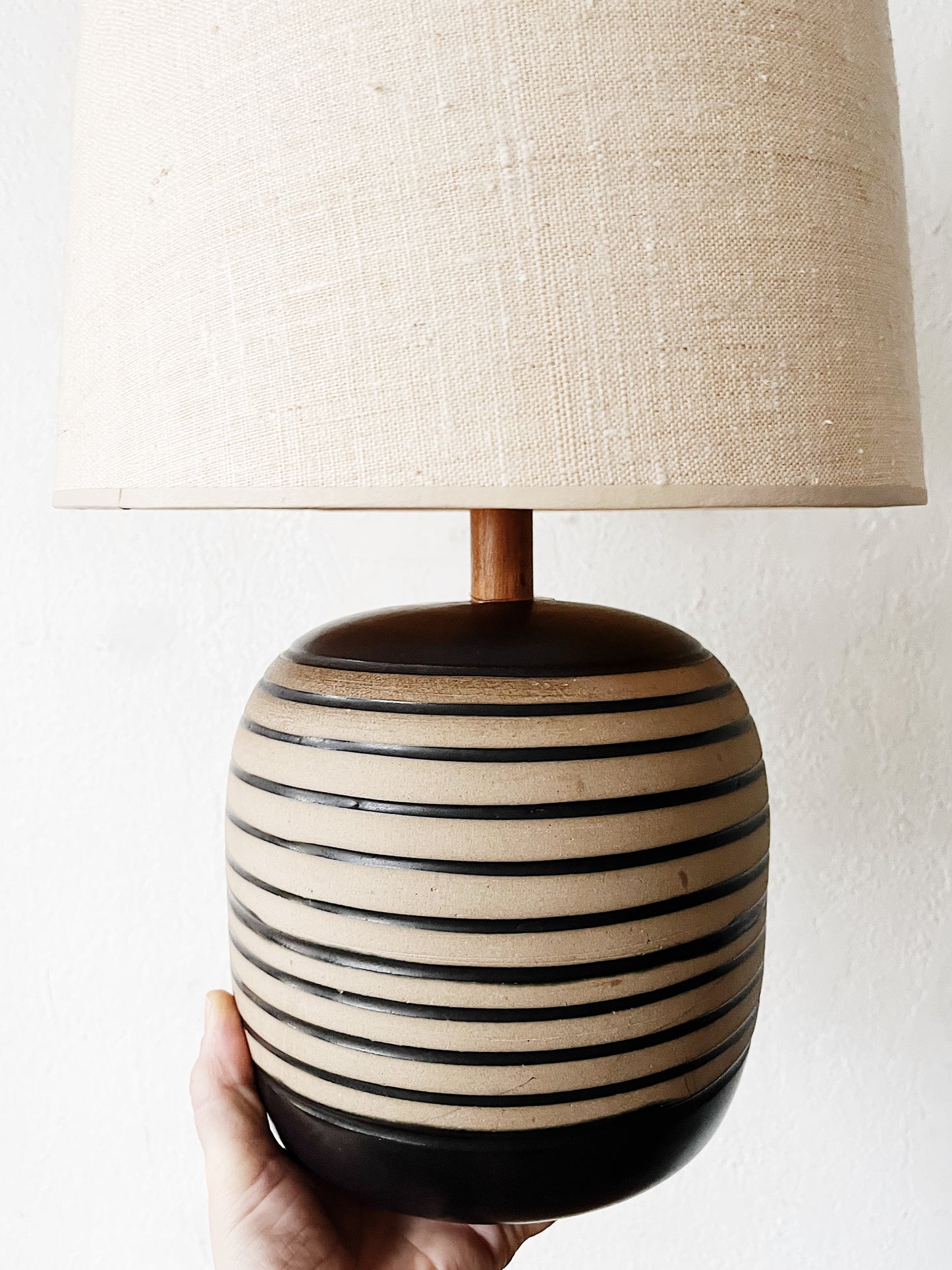Jane and Gordon Martz Striped Lamp