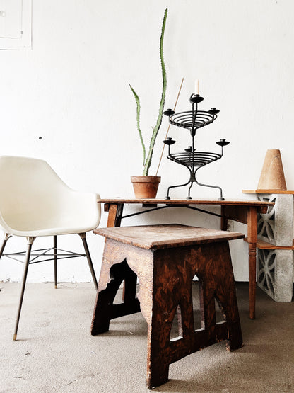 Vintage Eames Style Molded Plastic Chair