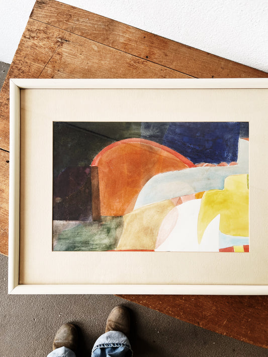 Vintage Watercolor Lanscape