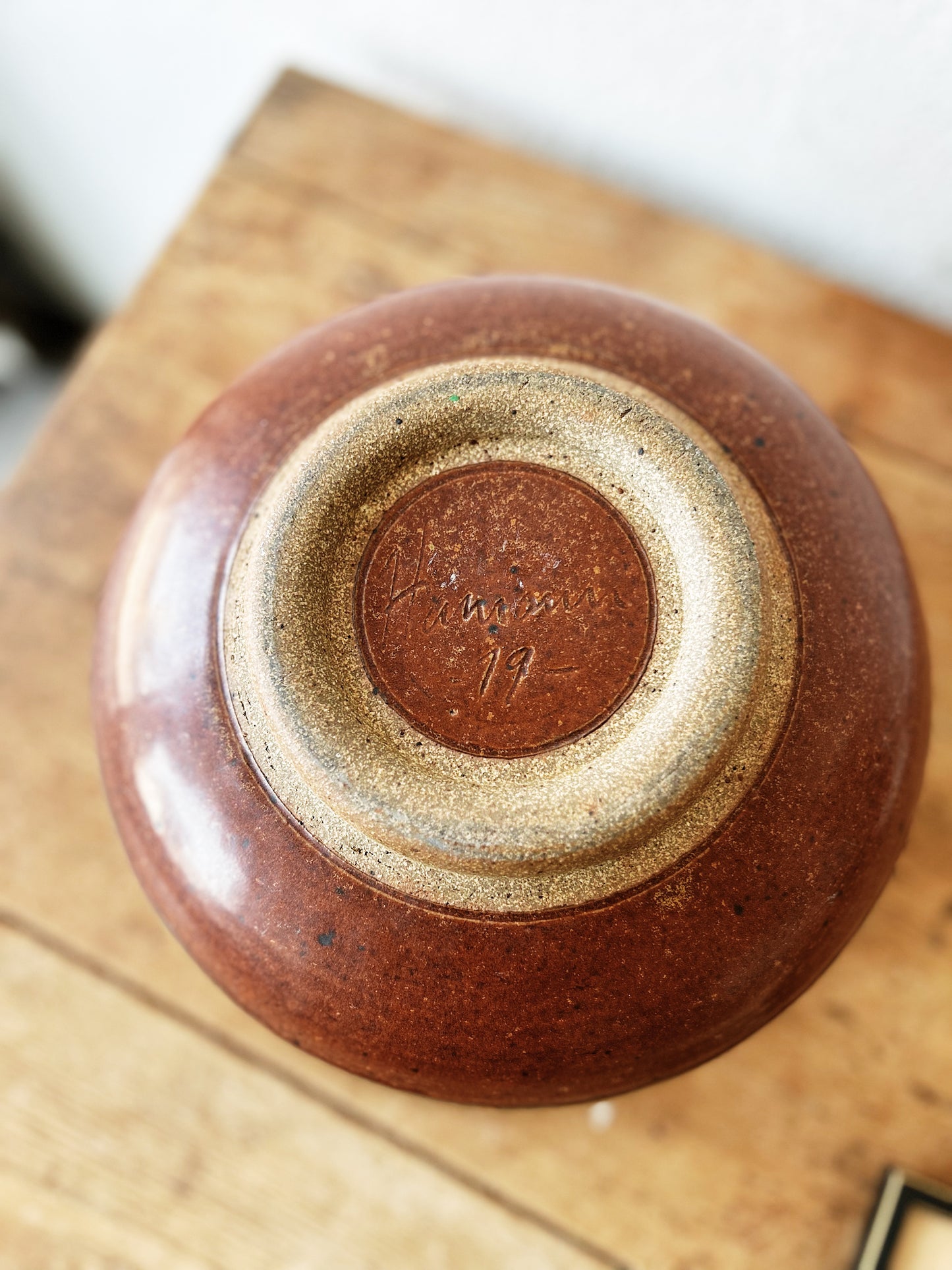 Vintage 1970s Fred Hamann Ceramic Bowl