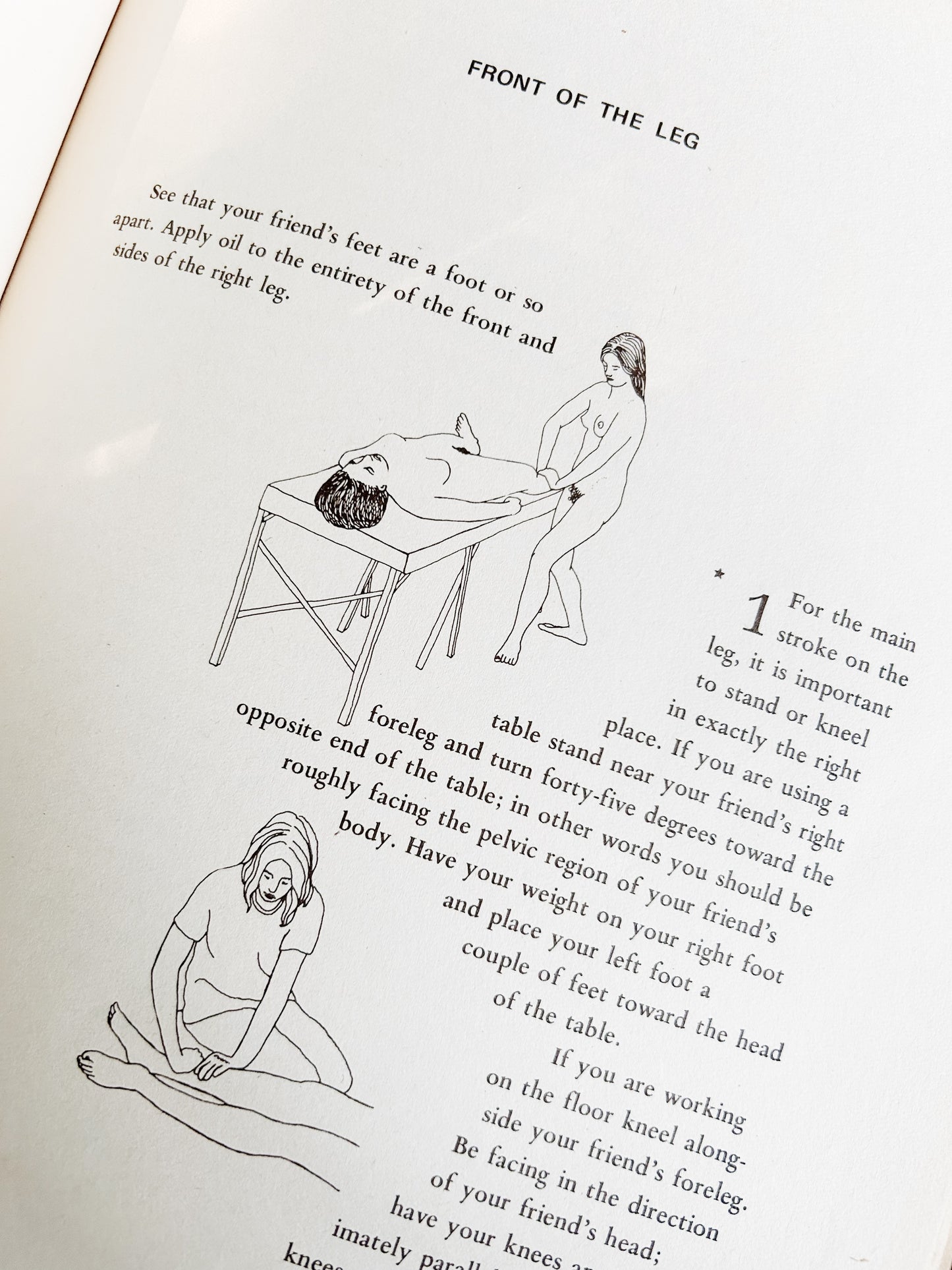 Vintage 1970s Massage Book
