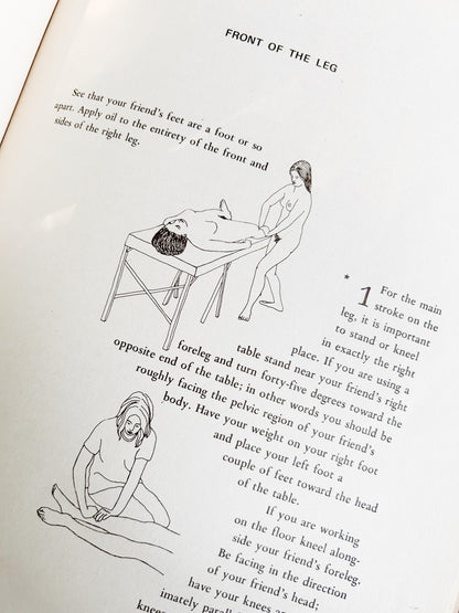 Vintage 1970s Massage Book