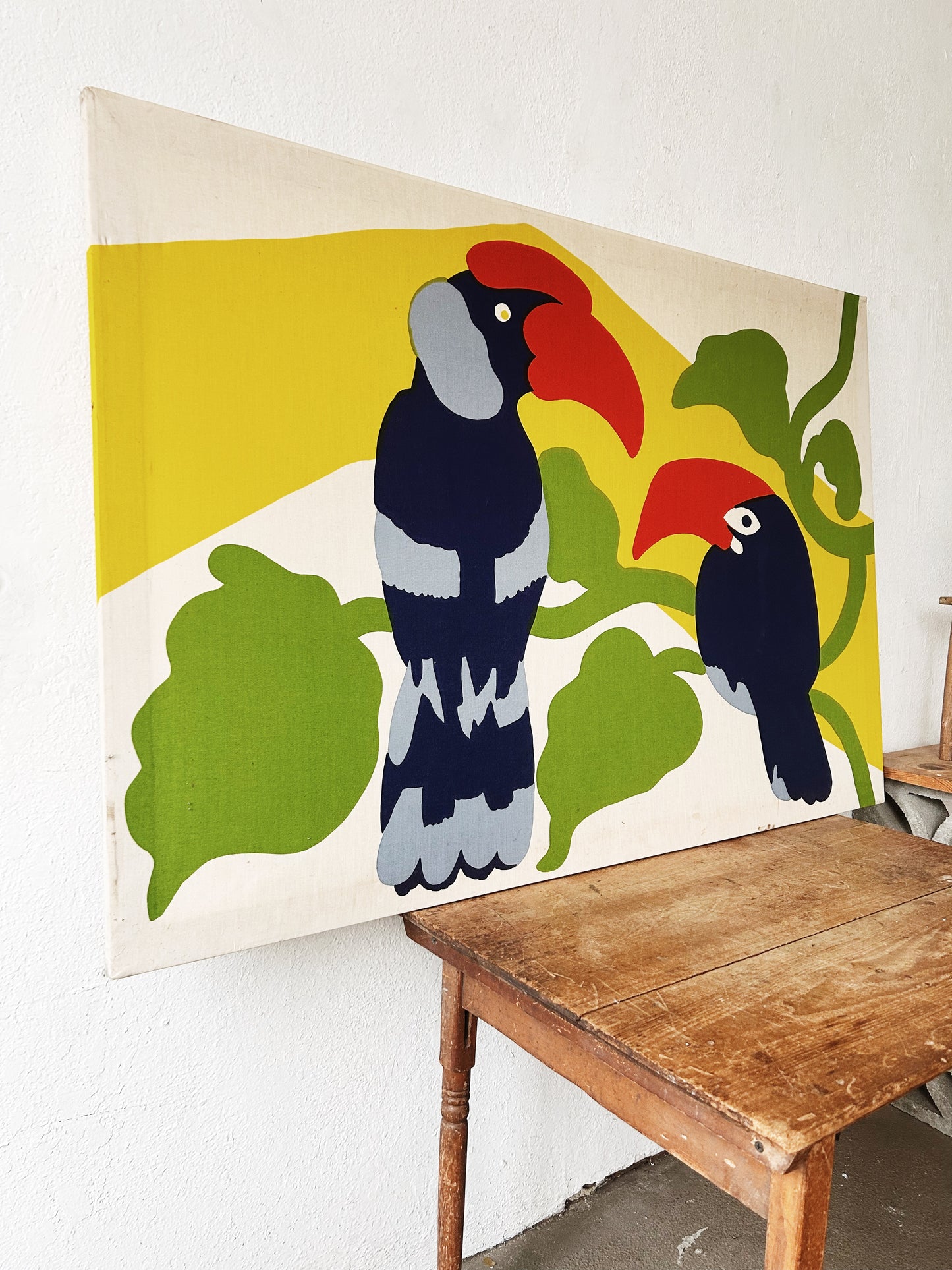 Large Vintage Marimekko ‘Pepe’ Textile Art