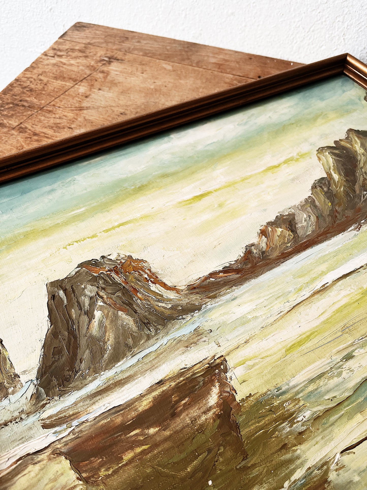 Mid Century Seascape Painting