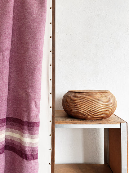 Larger Sized Lidded Bun Basket