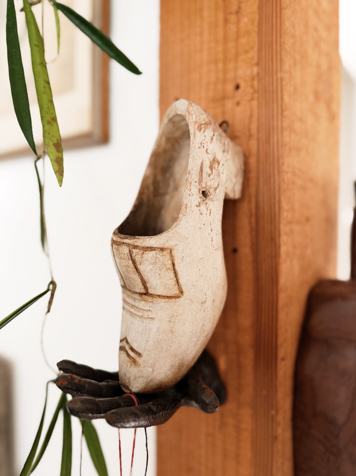 Antique Wooden Shoe