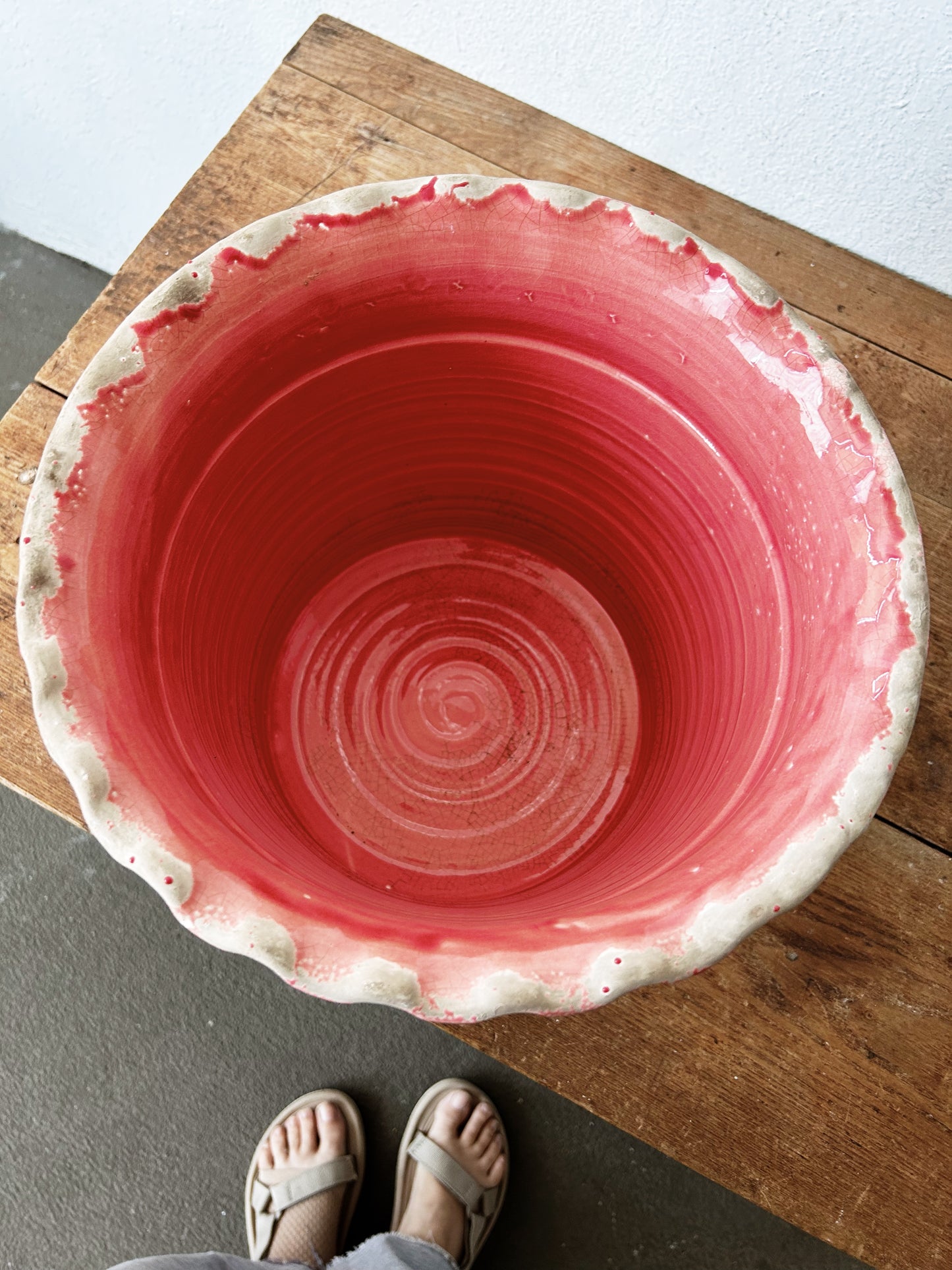 Large Vintage Ceramic Pot