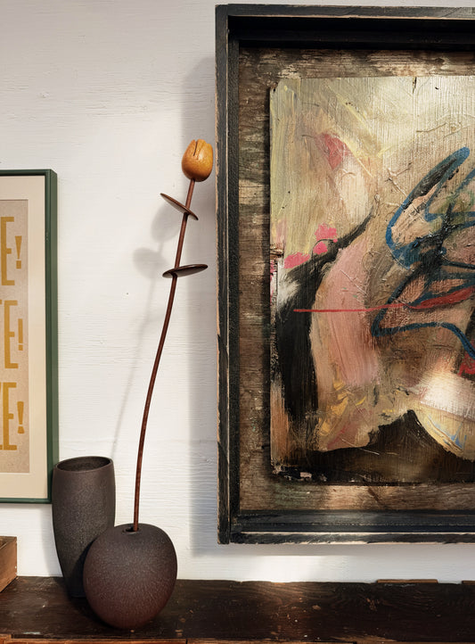 Vintage Abstract Expressionist Painting