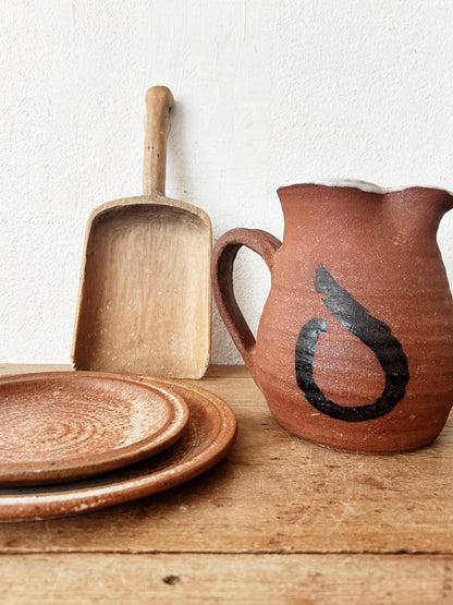 Handmade Stoneware Plate Pair