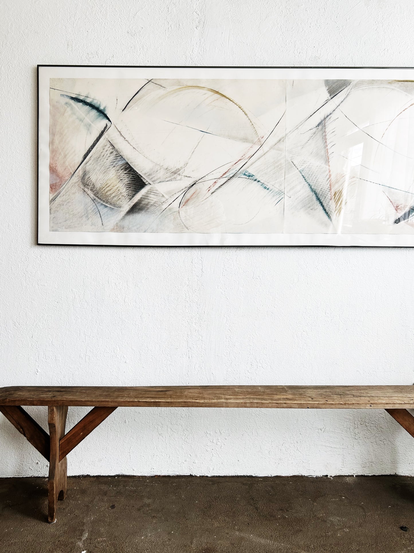 Large Mixed Media Abstract Painting