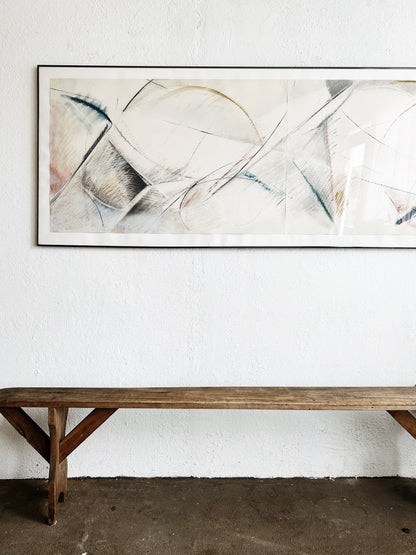 Large Mixed Media Abstract Painting