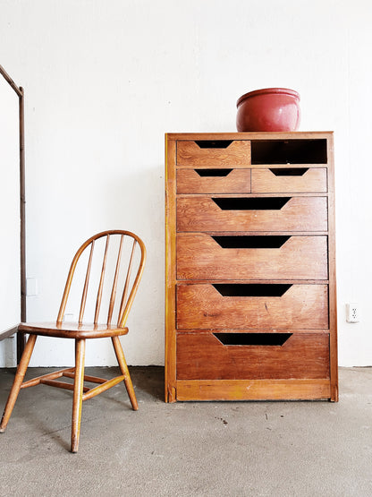 XL Antique Wood Chest of Drawers