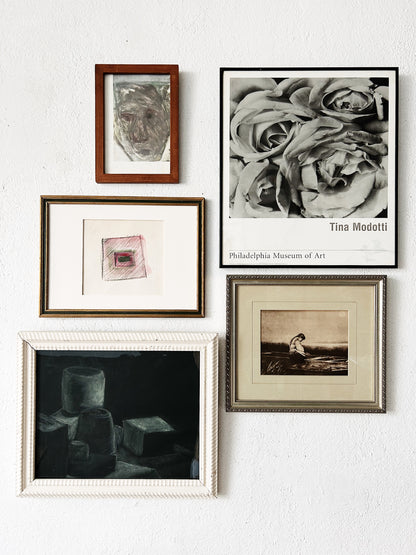 Vintage Figural Painting