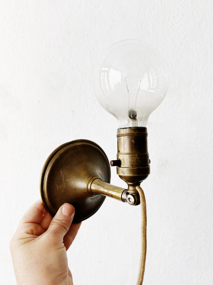 Art Deco Greist Brass Sconce
