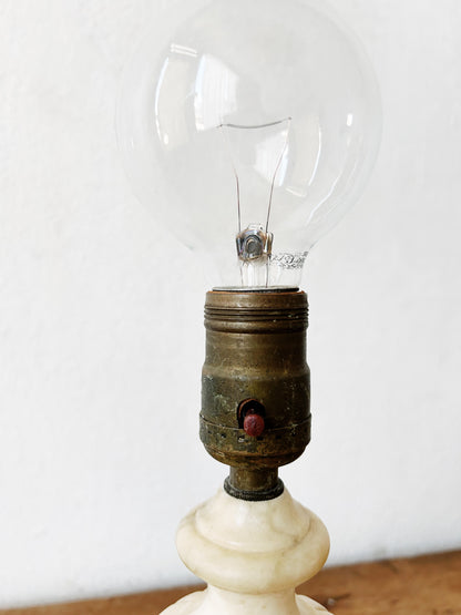 Antique Marble Lamp