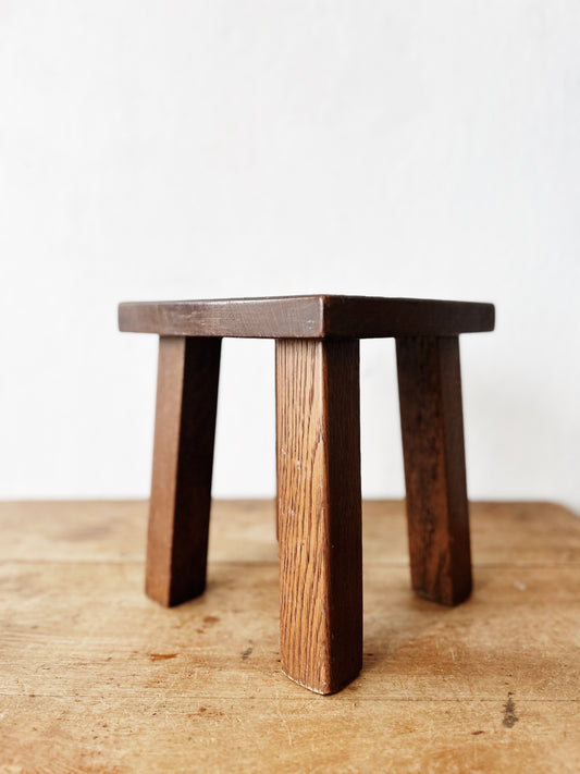 Vintage Oak Stool