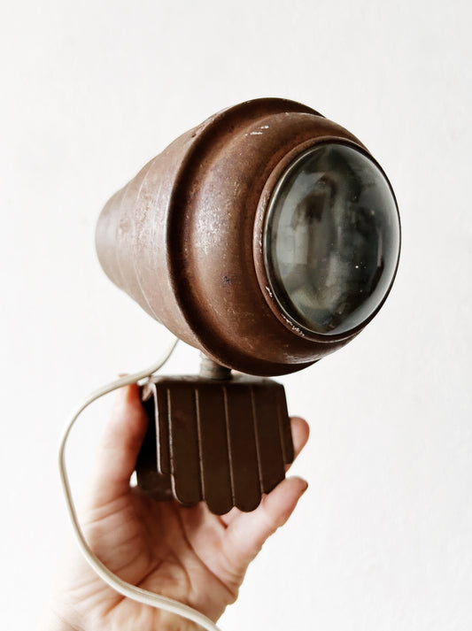 Rare Machine Age Bullet Lamp