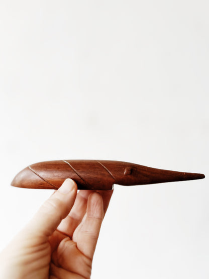 Handmade Teak Aardvark