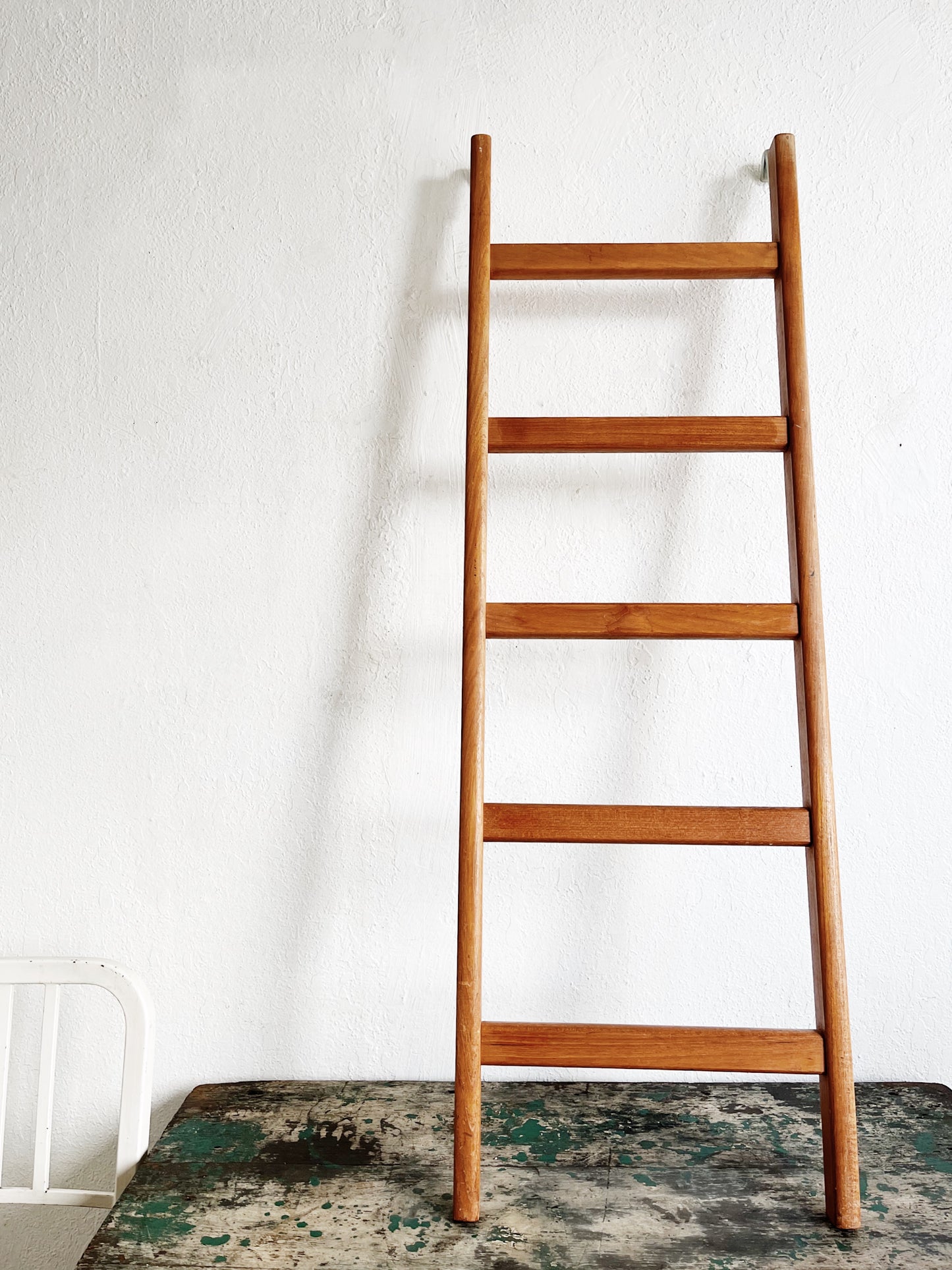 Vintage Wooden Bunk Ladder