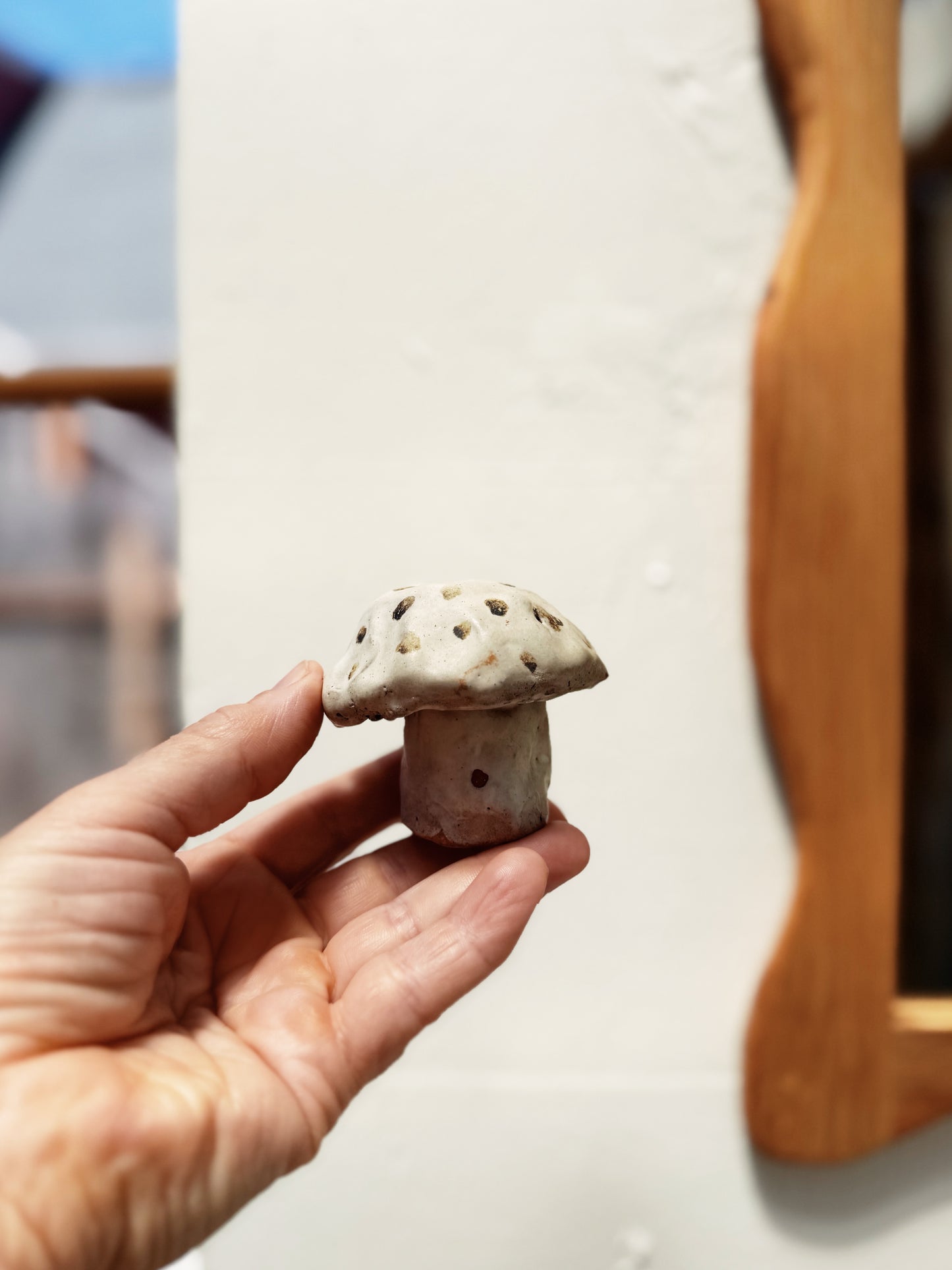 Vintage Pottery Mushroom