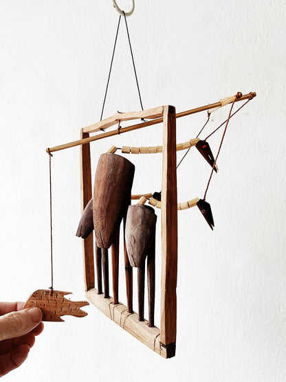Vintage Wooden Mobile