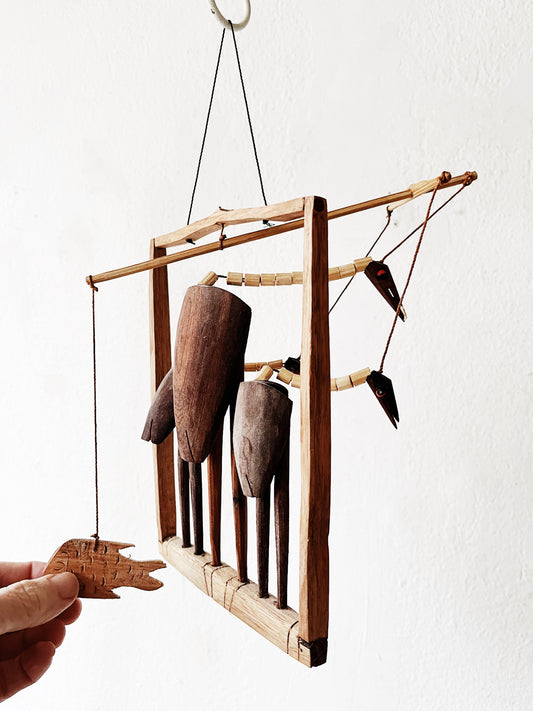 Vintage Wooden Mobile